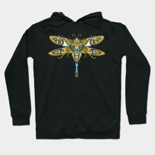 Elegant Dragonfly Art Hoodie